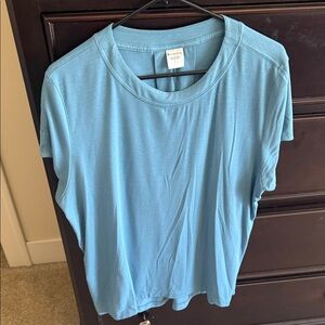 Athleta Sky Blue Short-Sleeve Crewneck Tee